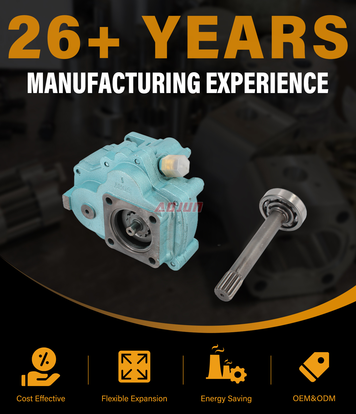 1.35 500 Nm Power Take Off HW50-03 WG9700290150 detailed image